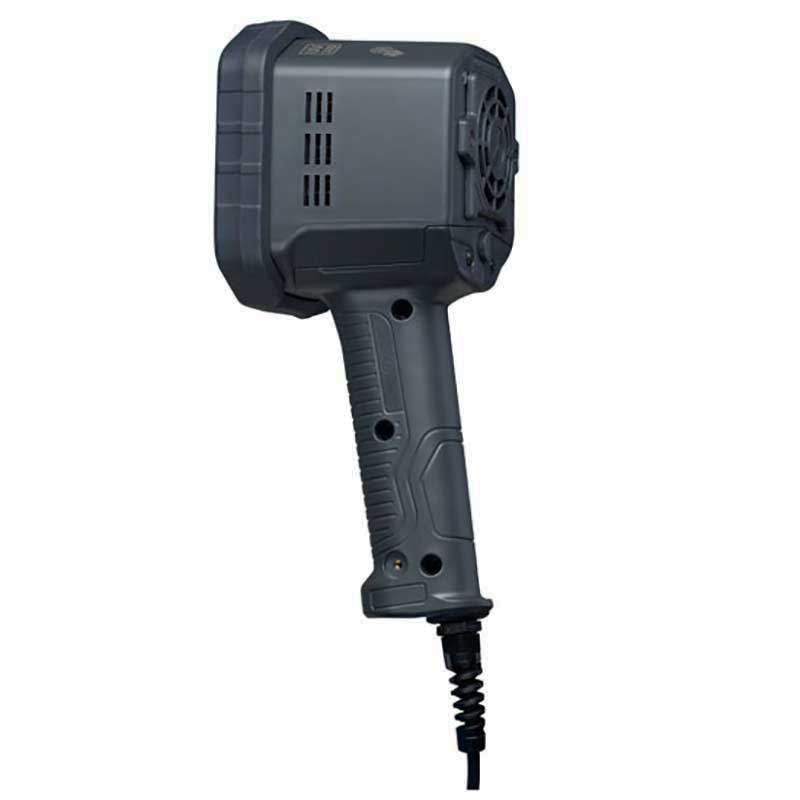 Side view of the UV-LED hand lamp UVN365-H1A-12-W-FL for professional leak detection from SECU-CHEK