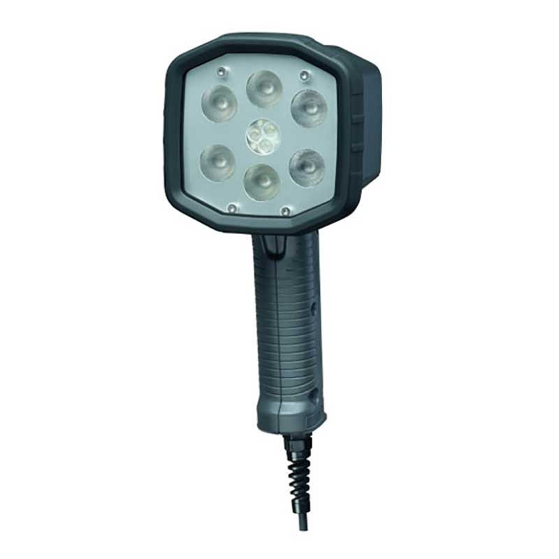 UVS365-H1A-18-W-FL: UV-LED handlamp for leak detection with white light dimming